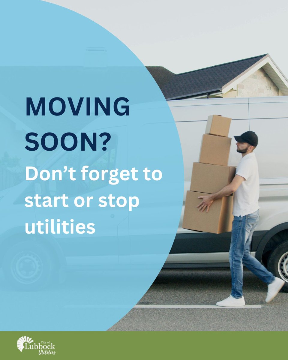 COLUtilities's tweet photo. Moving in or out sometime soon? 💧🏡

Water, wastewater, storm water, and solid waste services must be established before move-in. Use the Move In/Move Out form to get started, see what documents you’ll need, and pay your first bill.

https://t.co/ZGC4lrVDe3 https://t.co/G2SLJoM0Fo