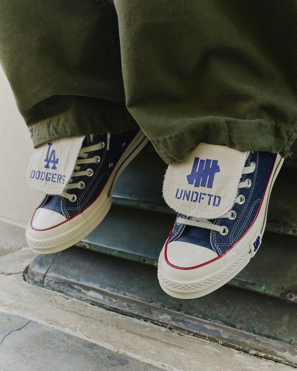 ModernNotoriety's tweet image. UNDEFEATED x Los Angeles Dodgers x Converse Chuck 70 "Back-to-Back"

🗓️ 4/25 (UNDFTD), 4/28 (SNKRS)
🏷️ $110
