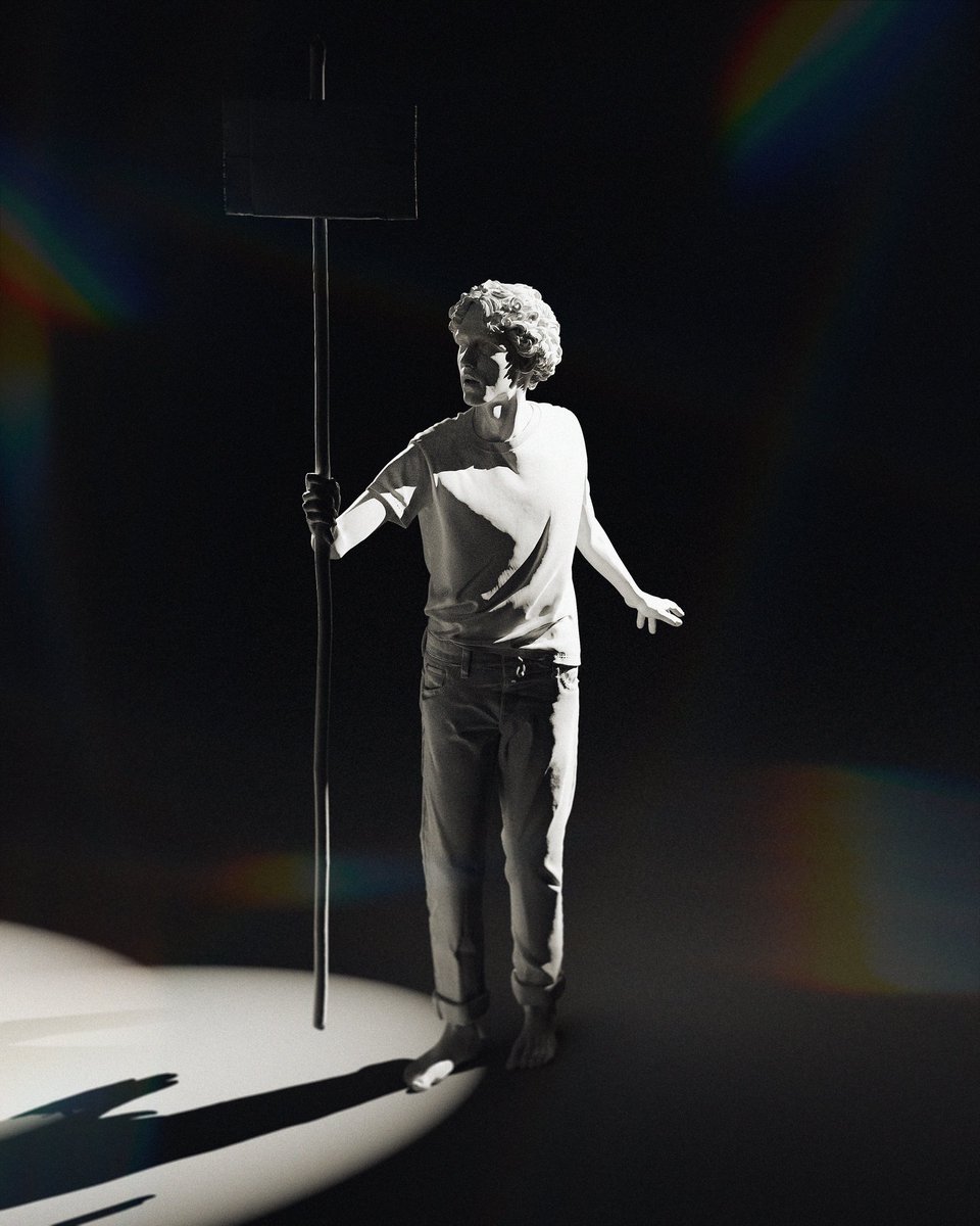 Zeiji_K's tweet image. A commission I had last year
The final piece is 3d printed and stands up to his head at 175cm (so basically Life sized)
I am really proud how it came out ^^

#ZBrush #3dprint #CommissionedArt