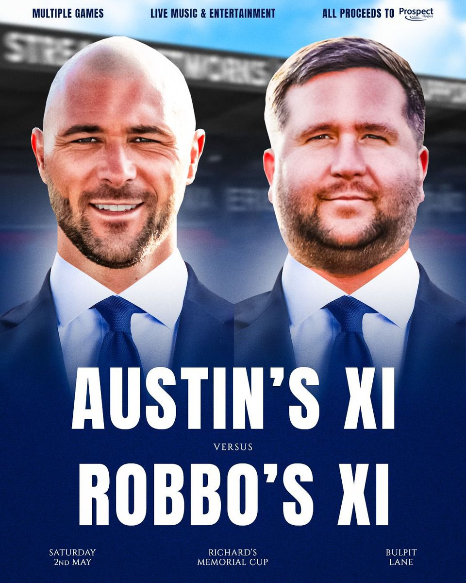 chazaustin10's tweet photo. fun &amp; entertainment! 🍻☀️
⚽ Lambourn Reserves vs Hungerford Reserves
👦 Juniors Game
🎉 Kids activities
🎟️ Raffle prizes
🎶 Live music
…and plenty more 
Don’t miss the big showdown at 3PM as Austins XI and Robbos XI battle it out for the Richards Memorial Cup https://t.co/05SC5uvU81
