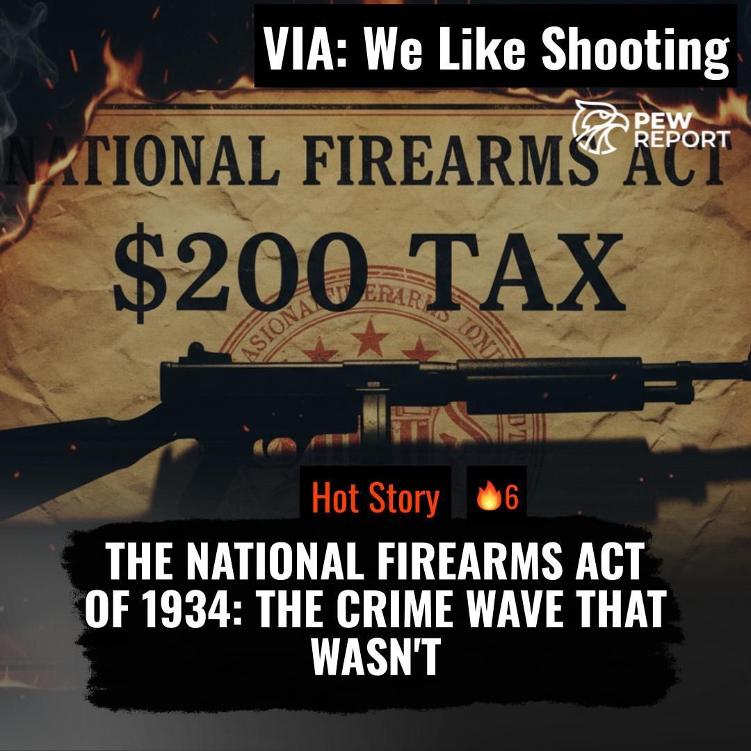 WeLikeShooting's tweet image. 1934: Congress pushed the NFA, taxing guns under guise of crime control. But crime was dropping &amp;amp; the law bypassed 2A rights via a tax ploy. This playbook echoes today's gun regs. Fight back with facts! #2A Read more: pew.report/c/cyR7VD