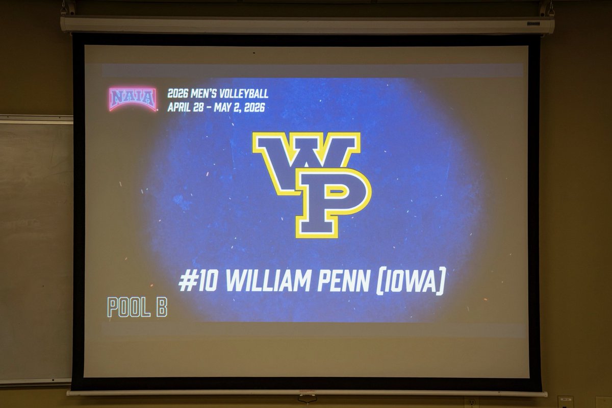 WPUAthletics's tweet photo. A look at the moment it became real.

Selection Show reactions. Men’s volleyball is locked in and ready for the Red Banner run.

#NAIAMVB #BattleForTheRedBanner https://t.co/iUpzeK3HQX