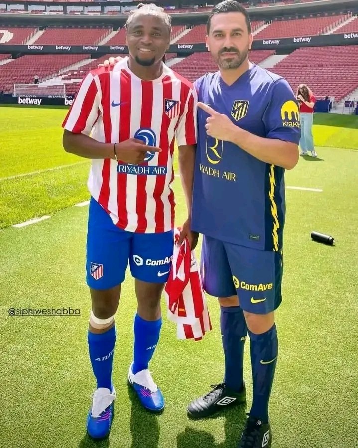 Shabba starts in a Laliga legends match in Madrid at Wanda Politano . I hope all Bafana Bafana are seeing what a first goal at the world cup can do .🙌