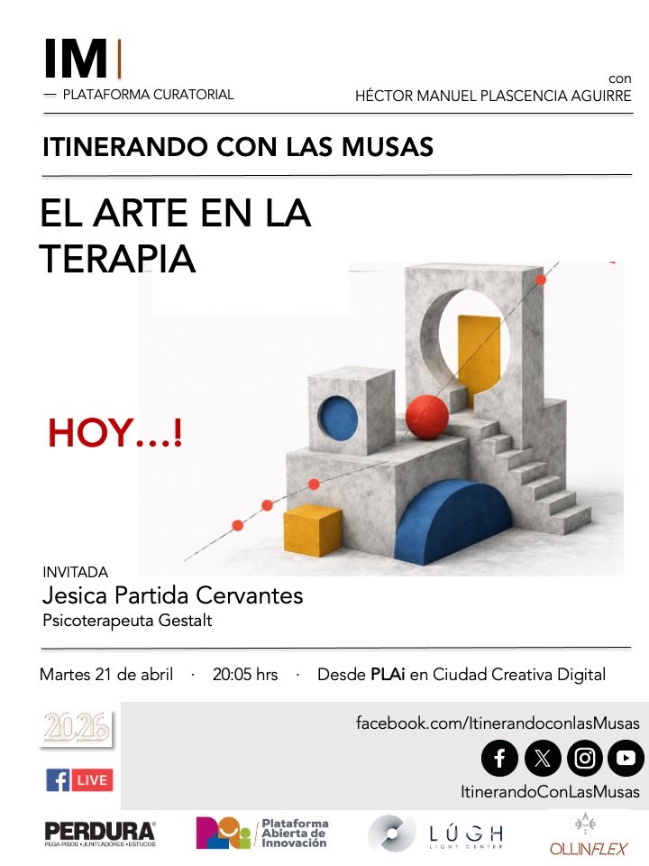 ItinerandoMusas's tweet image. Les esperamos…! 
#itinerandoconlasmusas #museos #museum #arte #art #cultura #arquitectura #Jalisco #arqueologia #archeology #paleontología #terapiagestalt #Perdura #PLAi #Lugh #ollinflex #Guadalajara