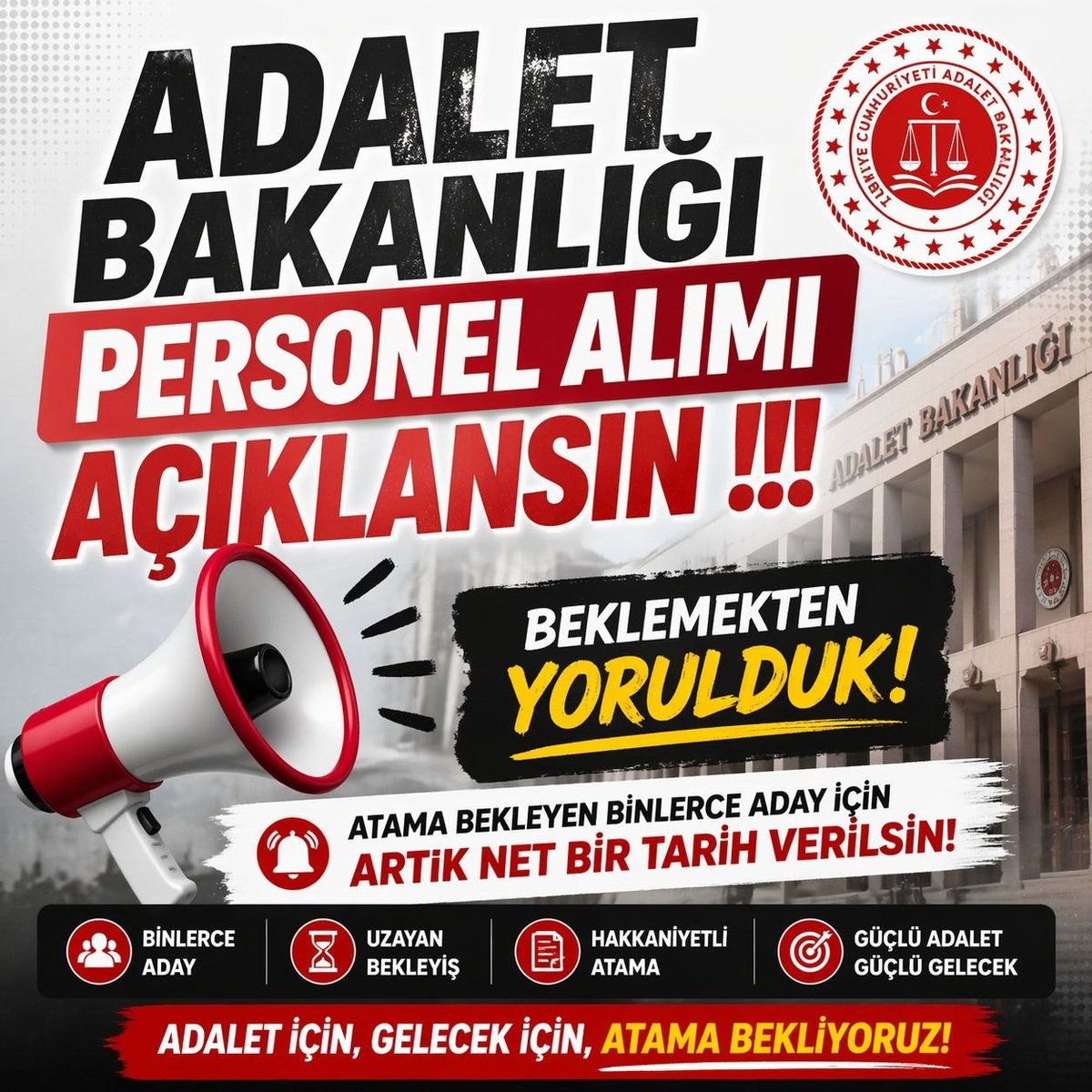 arseicalyay's tweet photo. @cnnturk #CNNTÜRK 
@ahmethc
 #TarafsızBölge Bilgi verilmesini bekleyen binlerce memur adayı var. Lütfen personel alımını konu edin, sesimizi duyurun. 
@ahmethc https://t.co/MYH7JmeHrC