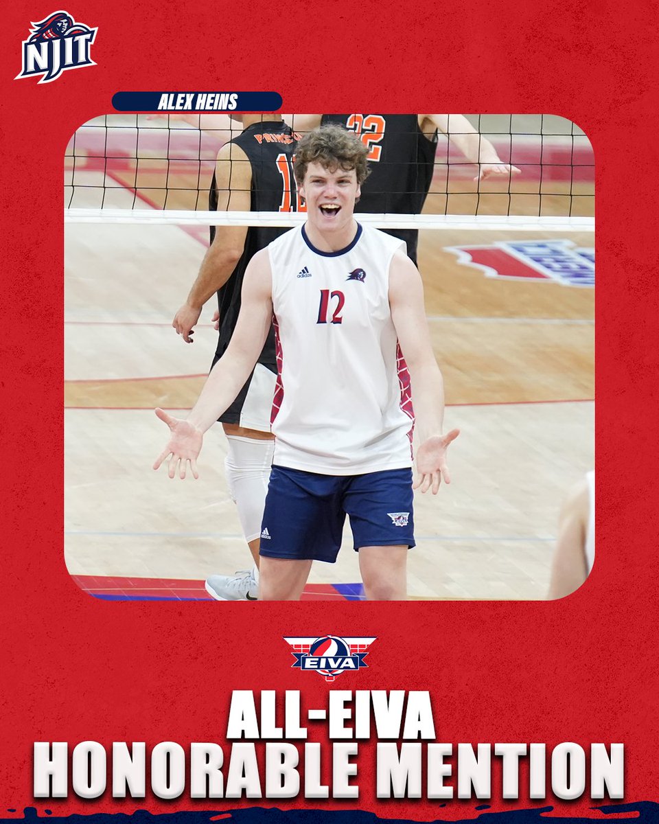 njitMVB's tweet photo. 𝐀𝐥𝐥-𝐄𝐈𝐕𝐀 𝐇𝐨𝐧𝐨𝐫𝐚𝐛𝐥𝐞 𝐌𝐞𝐧𝐭𝐢𝐨𝐧‼️

👉Alex Heins

⚔️7th in the EIVA in blocks per set (0.92)
⚔️Hit .401 on the season

#RollTech https://t.co/timEtydb35