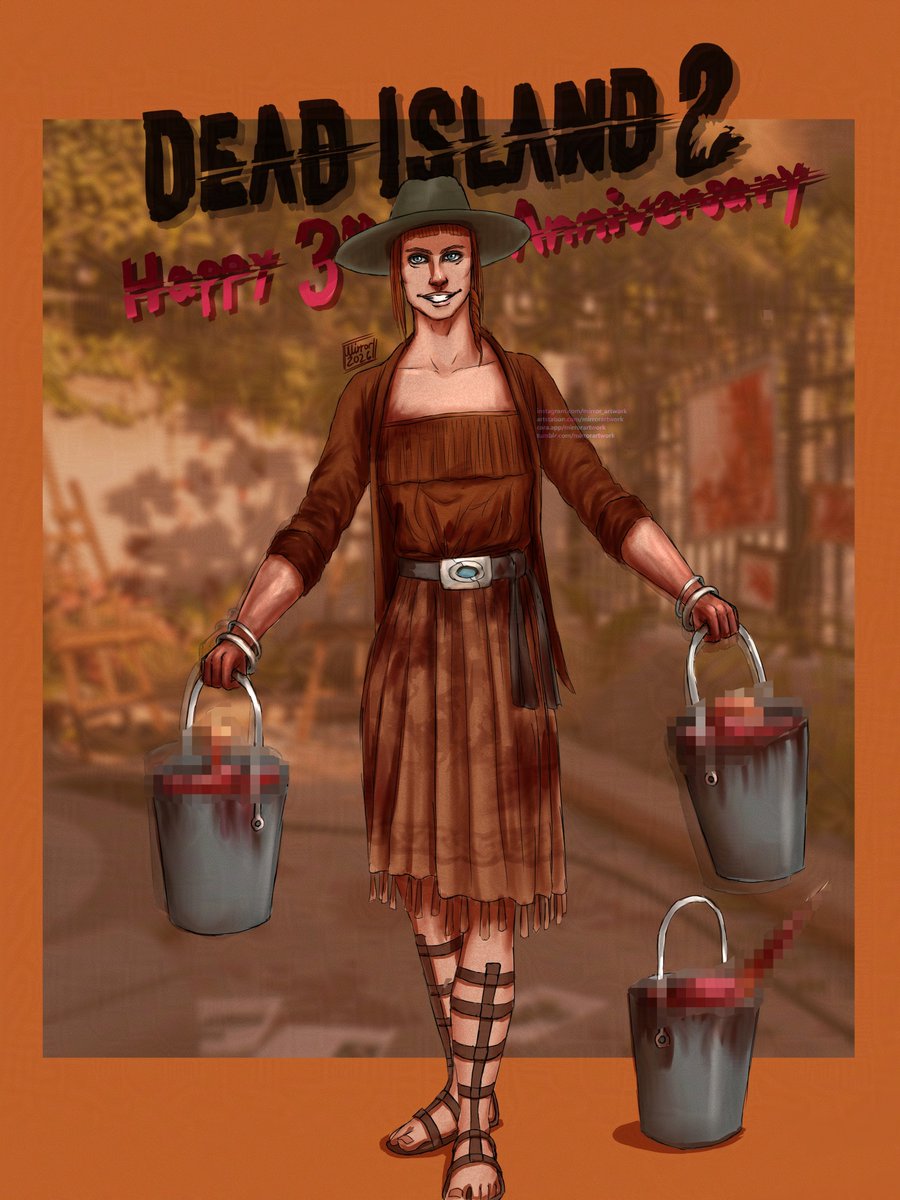 Mirror_Creator's tweet photo. Happy 3rd Anniversary #DeadIsland2 🥳

Francesca Bloom, the artist, has gifts for you. 🫀

#illustration https://t.co/2gC12Wdycq