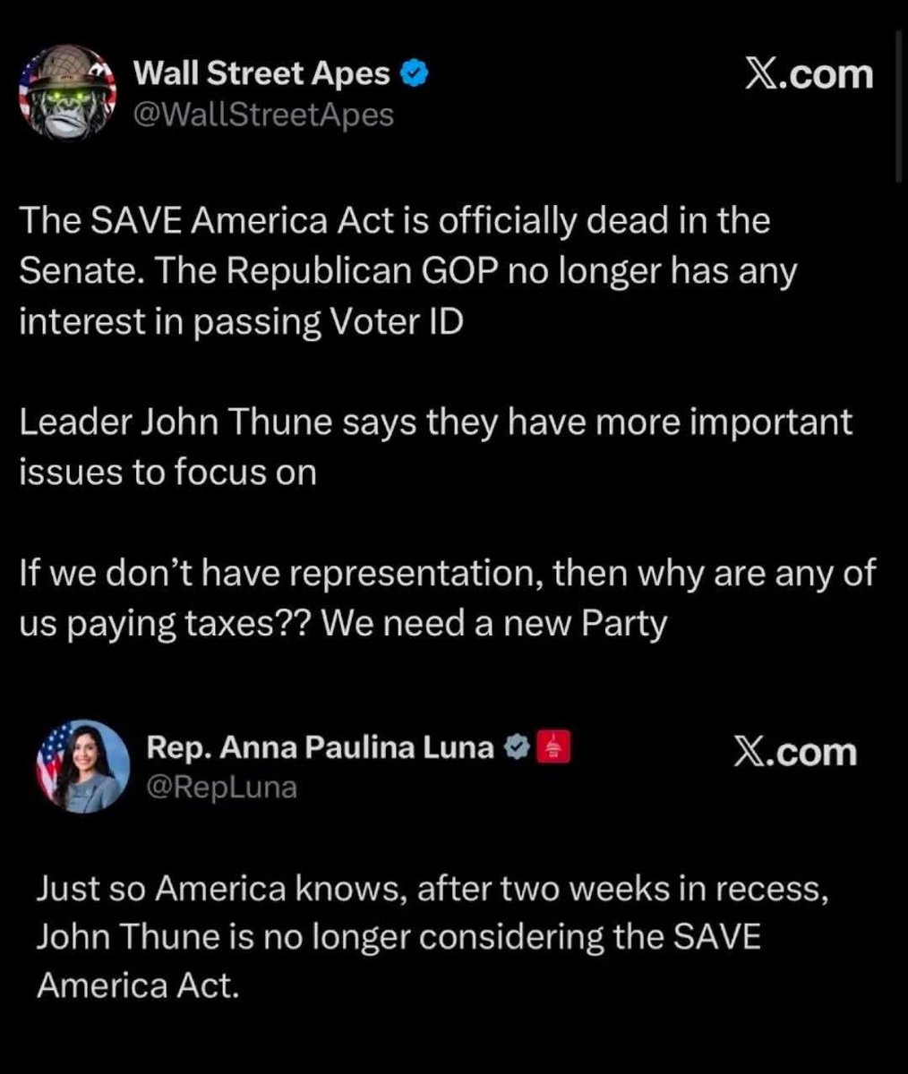 If we don't have representation, we have an American model to follow.