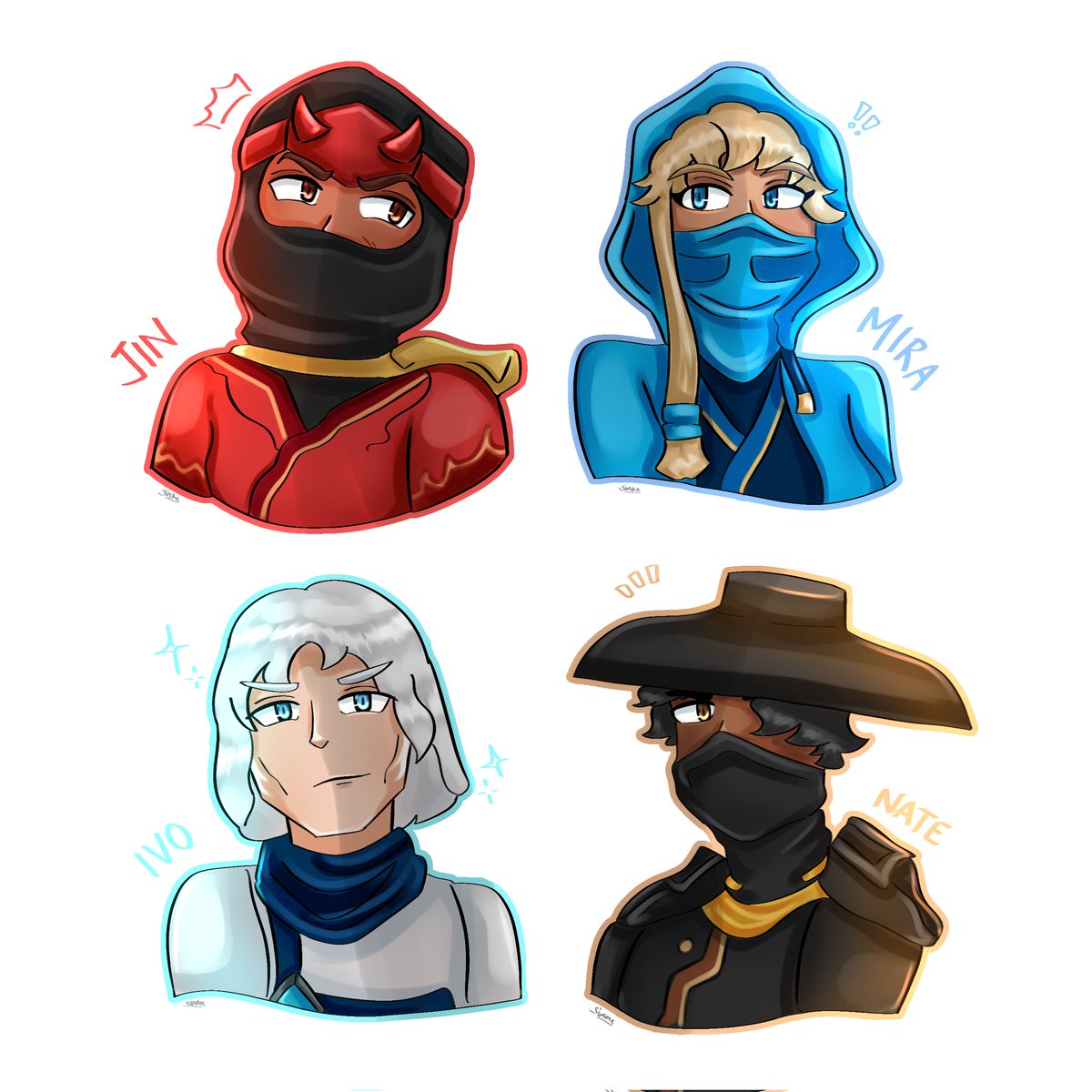 1k_SimonePlayz's tweet photo. Descendants of Ninjago Legends including Jin, Mira, Master Ivo &amp; Nate. 

#ninjago #ninjagolegends #ninjagofanart https://t.co/7yH21jGzJc