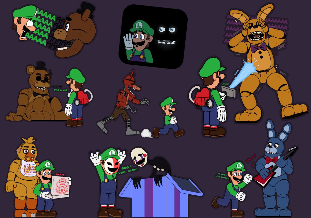 CosmicStarVA's tweet image. Luigi's Mansion 4: Paranormal Pizzeria
#FNaF #FiveNightsatFreddys #SuperMario #LuigisMansion