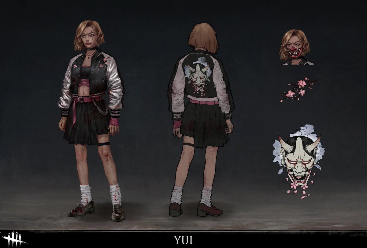 renbyss's tweet photo. BHVR should go back to community contest losers skins and make them Artists Of The Fog skins because i want this Yui Kimura skin in game, but i don't think it'll ever happen :( https://t.co/zyX5Osg8FR