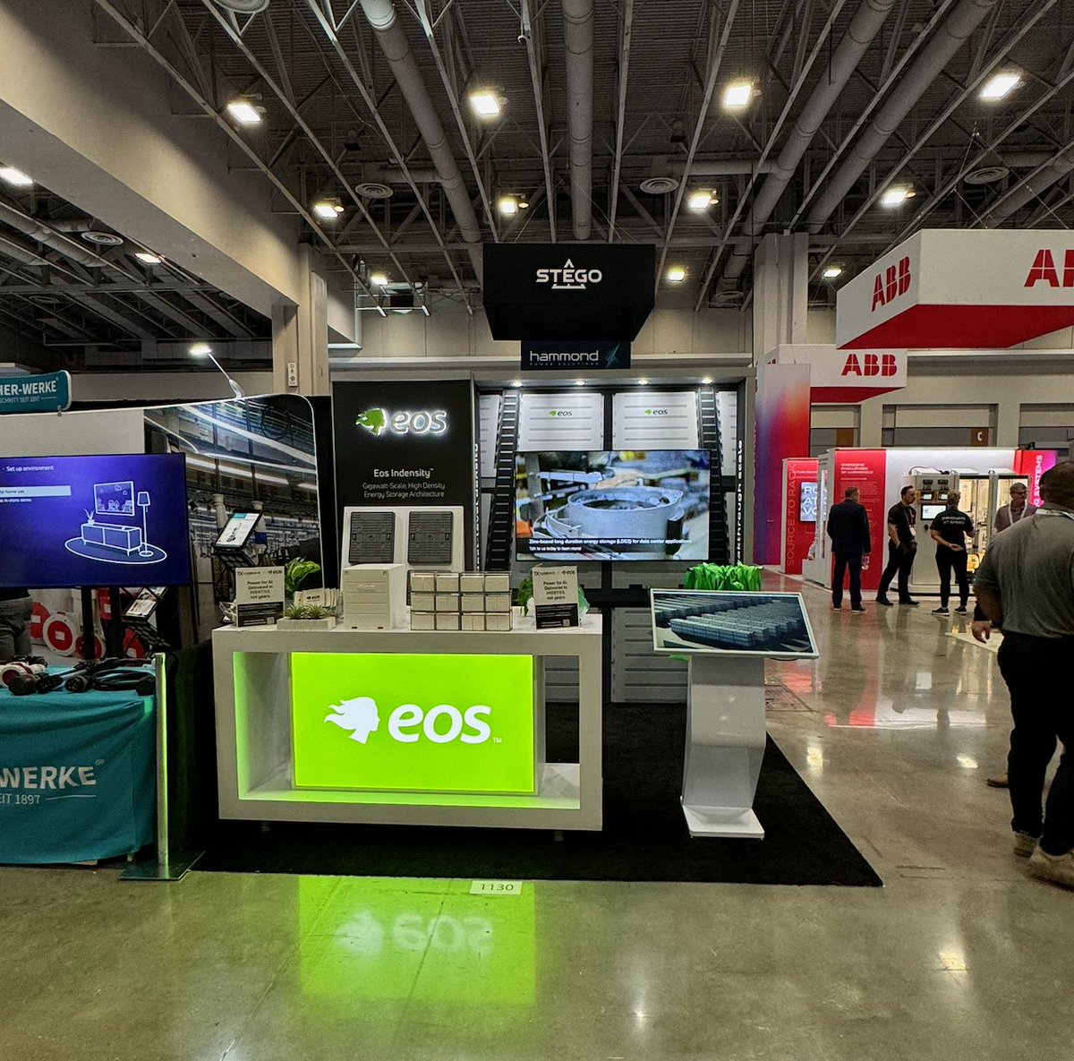 PoweredByEos's tweet photo. Stop waiting. Start powering.
 
Power is on the critical path. Capacity is needed in months, not years.

To keep up with accelerating AI demand, Eos and TURBINE-X have partnered to deliver a new model of infrastructure designed specifically for constrained, high-load environments.
 
At @DataCenterWorld today, both the Eos and TURBINE-X teams are on the floor ready to talk directly about this partnership and what it unlocks for hyperscale operators.
 
Accelerated timelines. High density, compact footprint. Millisecond-class storage response. Integrated gas-fired generation with Eos Indensity™ storage architecture is the fastest path to future-proof, reliable power for hyperscale data centers.
#DataCenterWorld