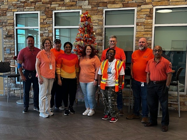 VaDOTNOVA's tweet photo. Mark your calendars: Wednesday is #GoOrangeDay! Our crews wear #Orange4Safety. 
Wear orange on April 22 to support the crews who work to improve our roads &amp; #KeepVirginiaMoving. 
🧡 Don't forget to tag @VaDOTNOVA to share your Go Orange Day 📷 pics with us! #NWZAW https://t.co/i8BpOwSBzm