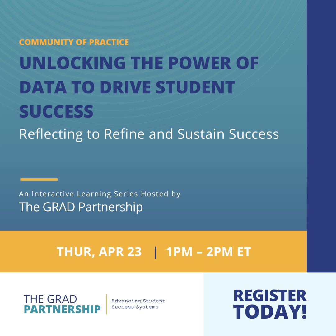NCSChicago's tweet photo. THIS Thursday at 12pm CT,  join NCS and the GRAD Partnership for *Reflect to Refine and Sustain Success* to learn how to evaluate the use and impact of the actions and supports, and decide whether to adopt, adapt, or abandon a strategy.

Register: https://t.co/fkA7sV8a1t https://t.co/V7u8h4UKdA