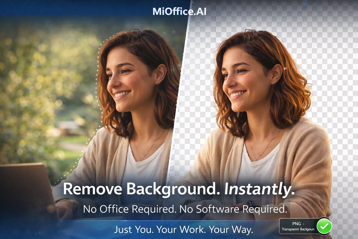JsvvSols's tweet image. Clean images. Zero effort. ⚡

Remove backgrounds instantly — no software, no complexity.
Just fast, professional results with AI.
🔗 mioffice.ai

#AItools #PhotoEditing #Productivity #Creators #mioffice