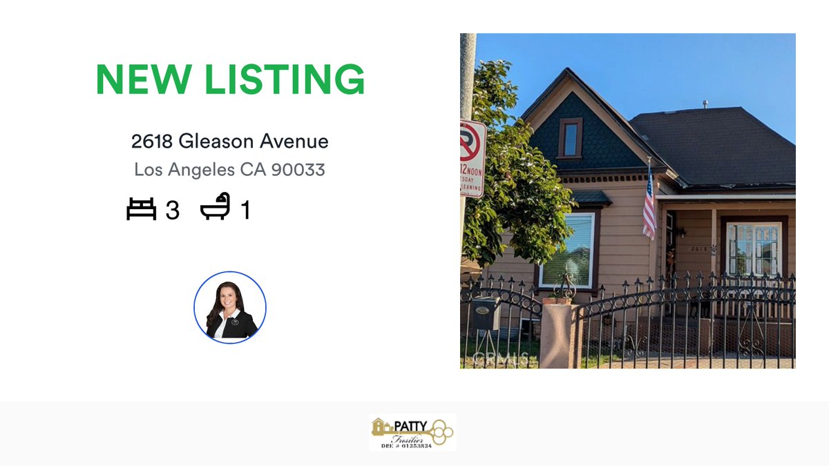 pattyfusilier's tweet photo. 🛌 3 🛀 1
📍 2618 Gleason Avenue, Los Angeles, CA, 90033

My latest listing on RateMyAgent.
CA 01353834
https://t.co/iycgUmfLf8

...
#ratemyagent #realestate https://t.co/Jjq8mYf8Y7