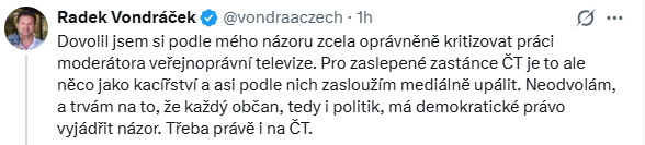 Martin Řezníček tweet media