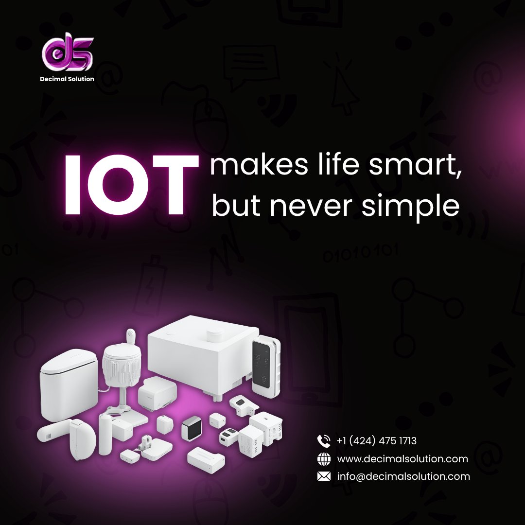 DecimalSolution's tweet image. We’re living in a world that never switches off IoT is connecting everything, from homes to industries. The real challenge? Balancing innovation with security. 
#IoT #InternetOfThings #SmartTech #DigitalTransformation #CyberSecurity #FutureTech #Automation #ConnectedWorld