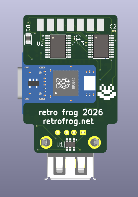 ToddsNerdCave's tweet photo. I've updated my HID USB #NeoGeo controller board. Added a pair of 74LVC245 level shifters to ensure the 5v logic and the 3.3v logic of the RP2040 Zero doesn't cause any issues.

Also added ESD protection to the USB port and moved the 5v protection diode to the bottom of the board https://t.co/8yS3GMAxWG