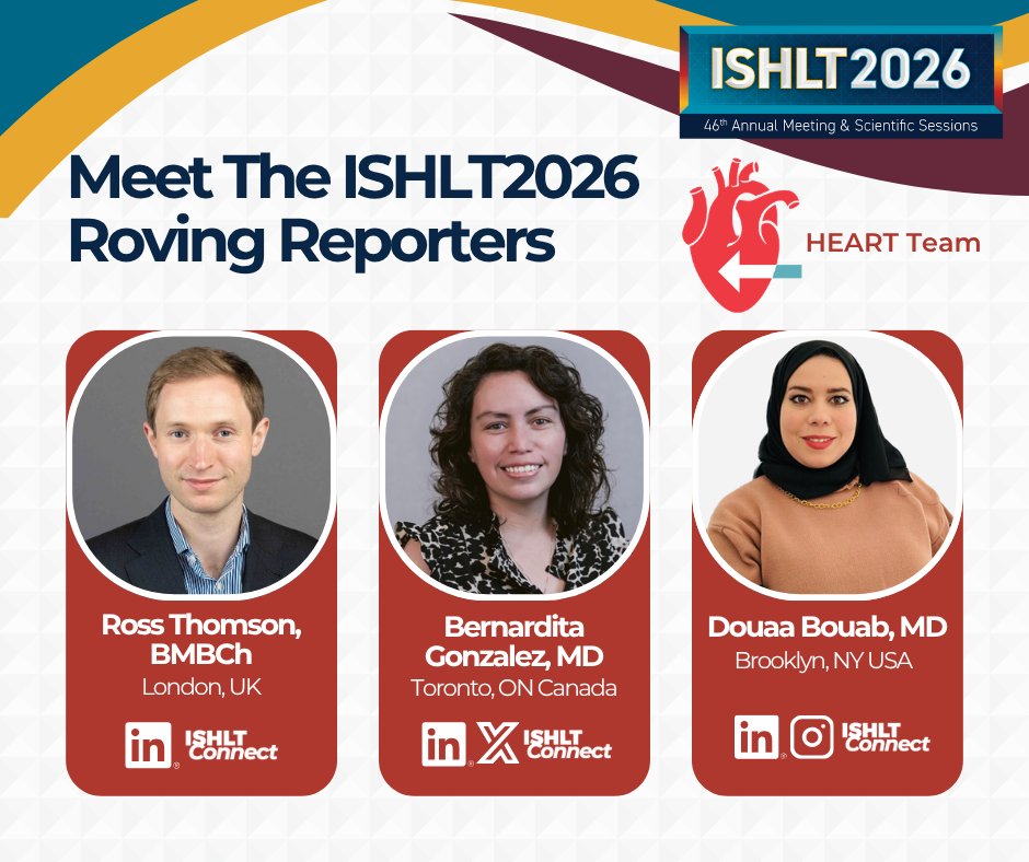 The ISHLT tweet media