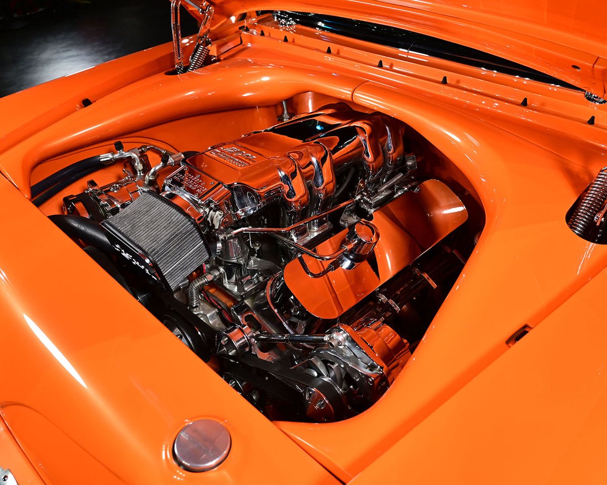 Barrett_Jackson's tweet image. Classic style, custom edge. This 1955 @Chevrolet #BelAir custom convertible sold for $192,500 at the 2026 #PalmBeach Auction.

Learn more: bit.ly/PB26TW-1955Che…