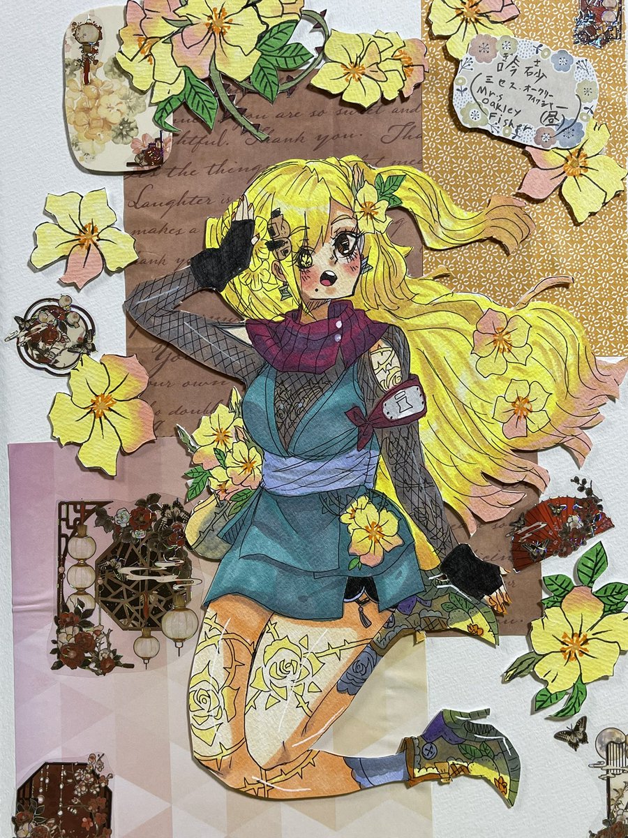 sanginalia's tweet image. #ミセスオークリーフィッシャー
#砂隠れの里
#copic