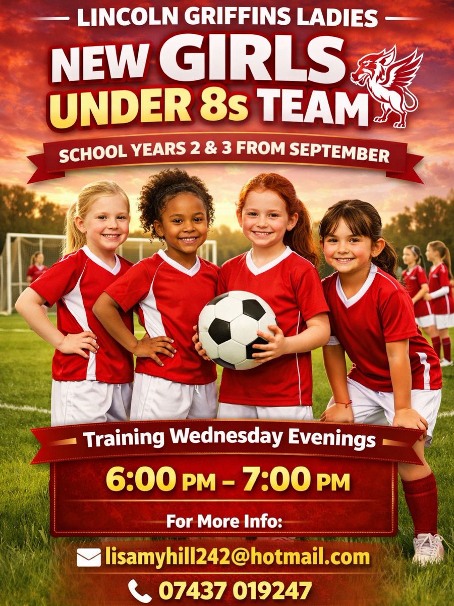 Lincoln Griffins Ladies FC tweet media