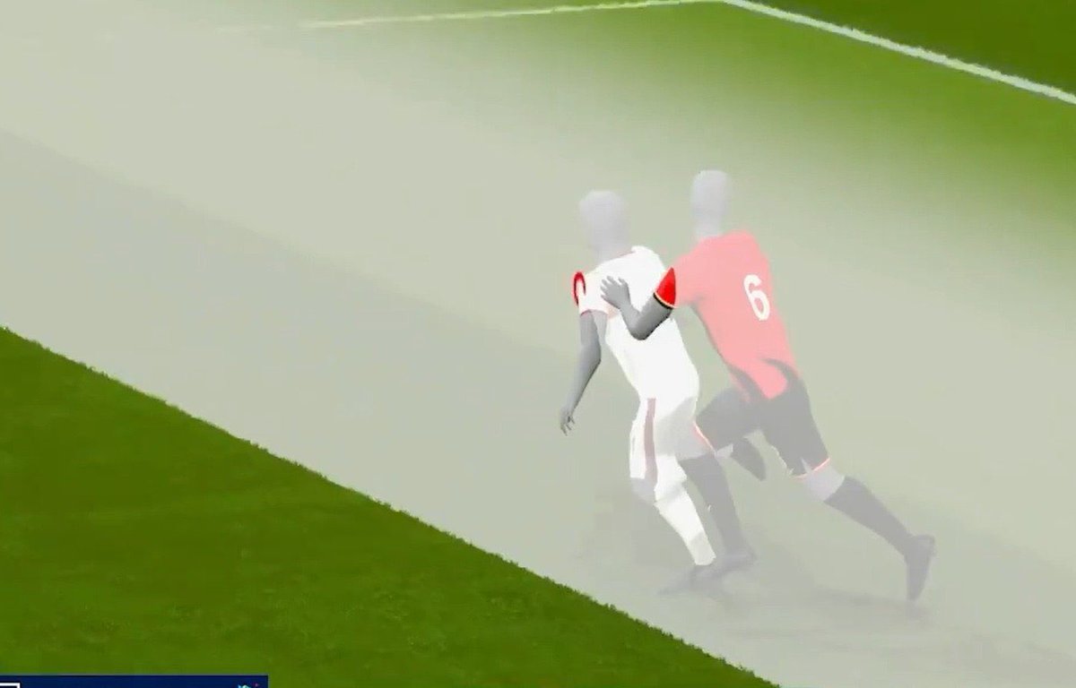 obeltek's tweet photo. Leroy Sane’nin iptal edilen golünde Yunus Akgün için kullanılar “coğrafi ofsayt” terimi hakemlerin kendi arasında kullandığı bir terim. Daha önce başka VAR kayıtlarında da bu terim kullanılmıştı.

Asıl sıkıntı bu terim değil, hakemin Yunus’un savunmayı engellediği iddiası. https://t.co/b5sSNnK8Ub
