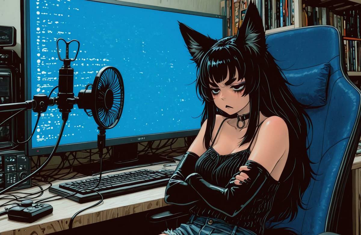 Kyle_Dornez's tweet image. Hmph!

#AIart #AIイラスト #SFW #SFWillustration