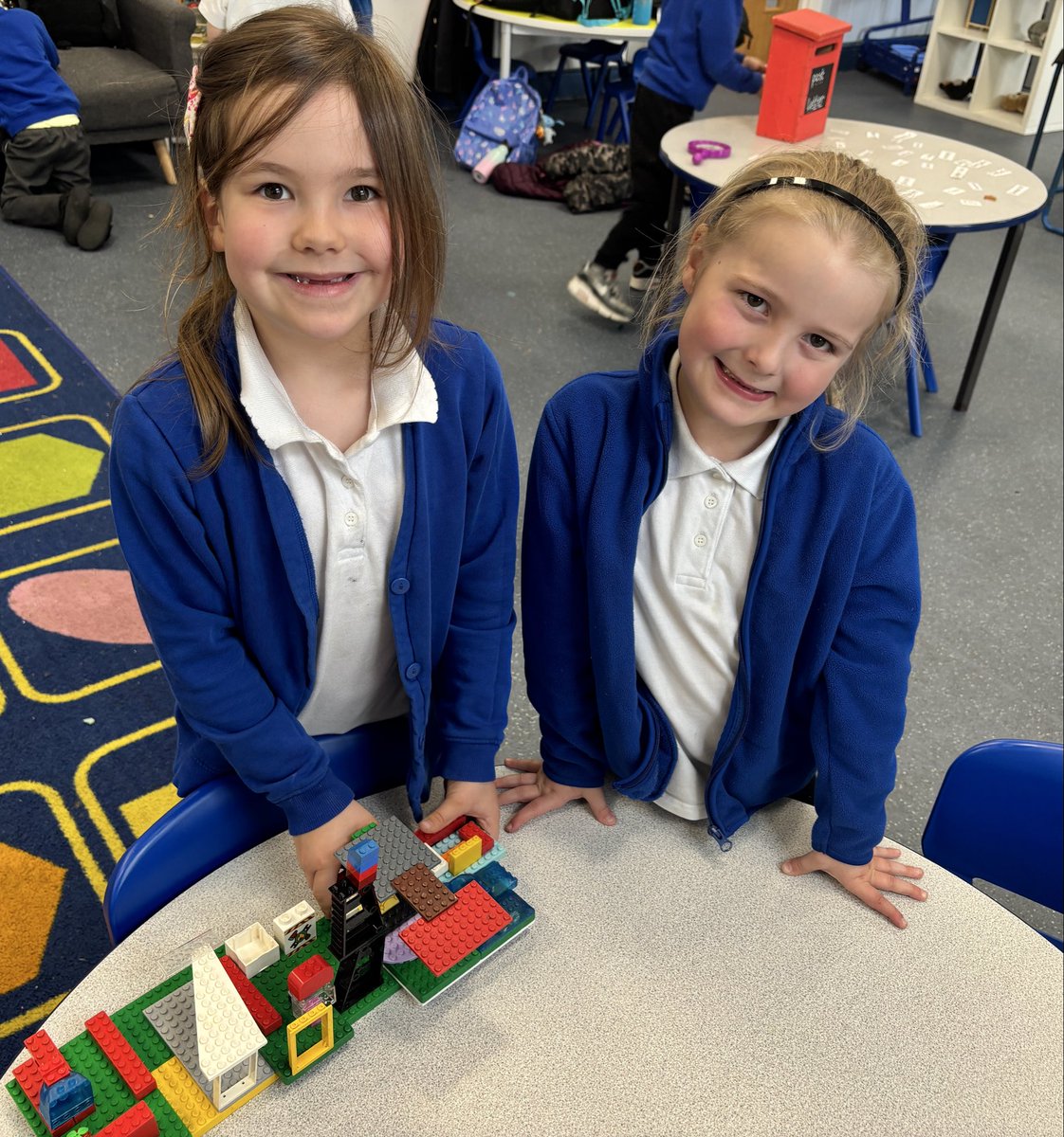 penrhiwceibr's tweet image. Here are our creations in Lego Club this week. #creativethinking #teamwork
