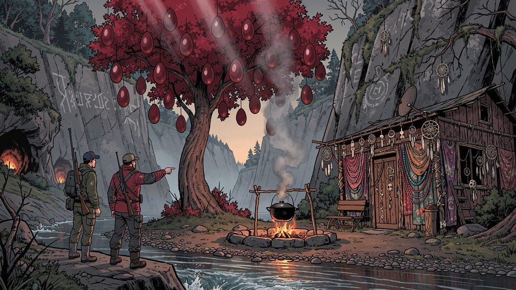 bookwormAIapp's tweet image. Image of the Day from 'Slewfoot. Opowieść o wiedźmie' -- Chapter 17 — BookwormAI comic strip

#Bookworm #BookIllustrations #DigitalArt