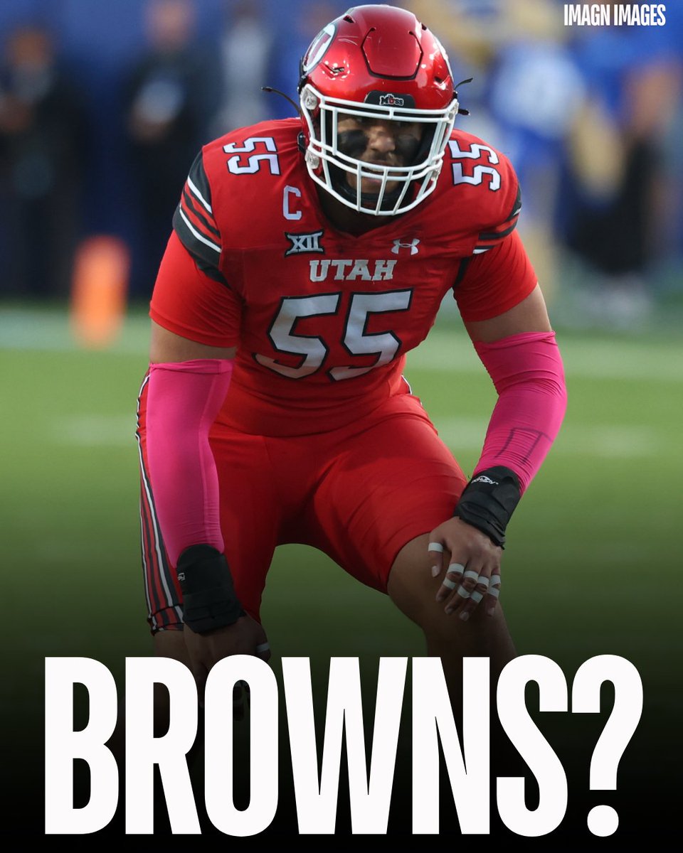 betJACK's tweet image. If the Browns hold at No. 6 and draft Spencer Fano, what’s the reaction, Dawg Pound? 👀

#Cleveland | #NFLDraft | #Browns