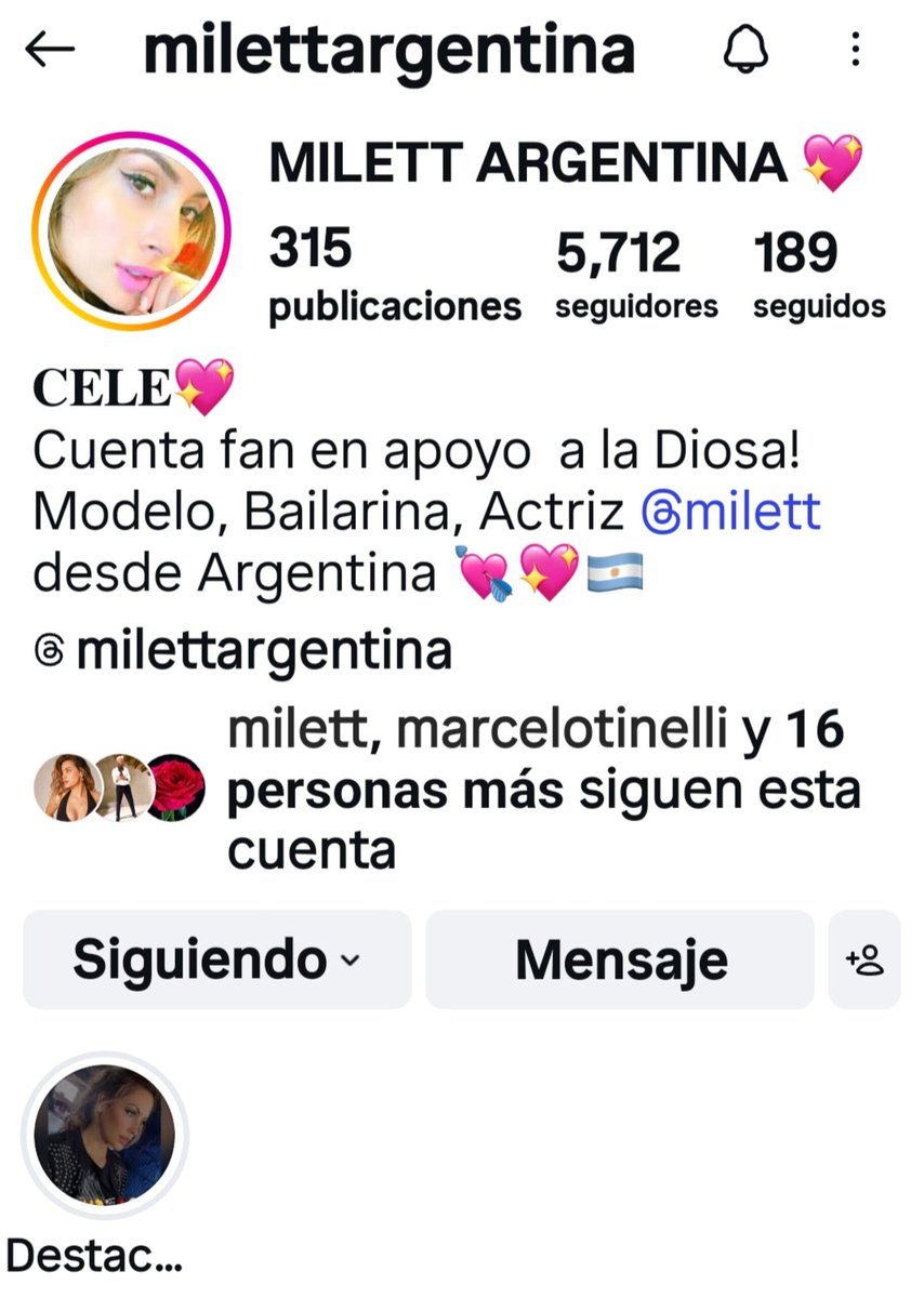 No quise eliminar mi cuenta  y la convertí solo de ella,  de la reina Milett  pienso que con todo el talentazo que tiene para dar con su arte y hoy  todos apoyándola con su nueva película que será un éxito sin duda 😍🥰 les gusta? 
#LaGranSangre🩸