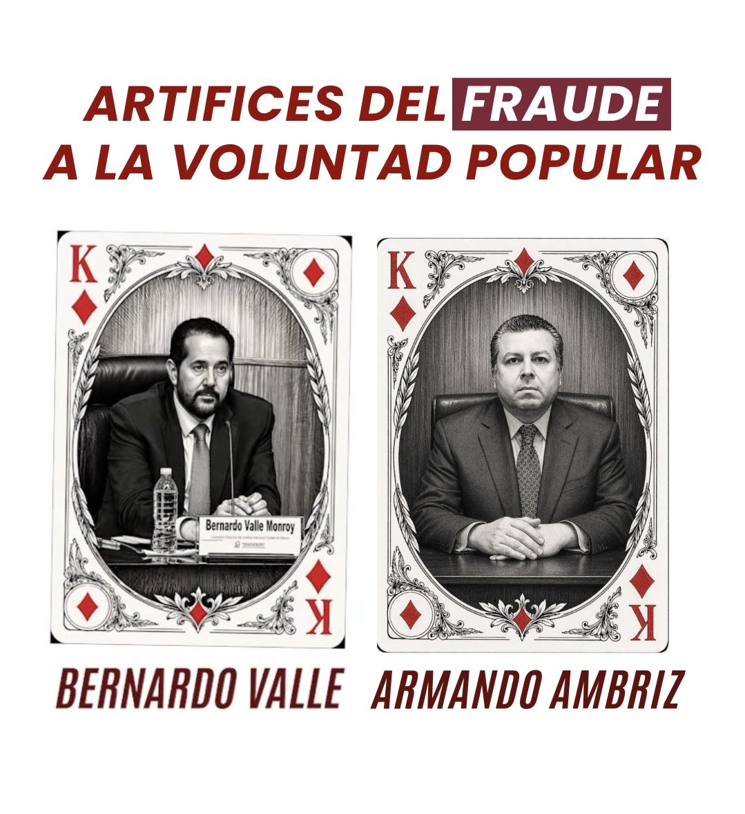 🚨 Los artífices del fraude a la voluntad popular, que le dieron ilegalmente a Morena una mayoría artificial en el Congreso de la CDMX, podrían llegar al Consejo General de INE:

- Bernardo Valle, ex consejero del IECM autor del proyecto que le quitó 5 diputados a la oposición