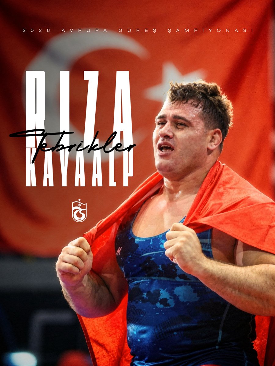 Avrupa Güreş Şampiyonası finalinde rakibini 7-1 mağlup ederek 13. kez Avrupa şampiyonu olan milli sporcumuz Rıza Kayaalp’i tebrik ediyoruz.

13.⁠ ⁠şampiyonluğuyla Avrupa güreş tarihine geçerek rekor kıran milli sporcumuz, ay-yıldızlı bayrağımızı bir kez daha zirvede