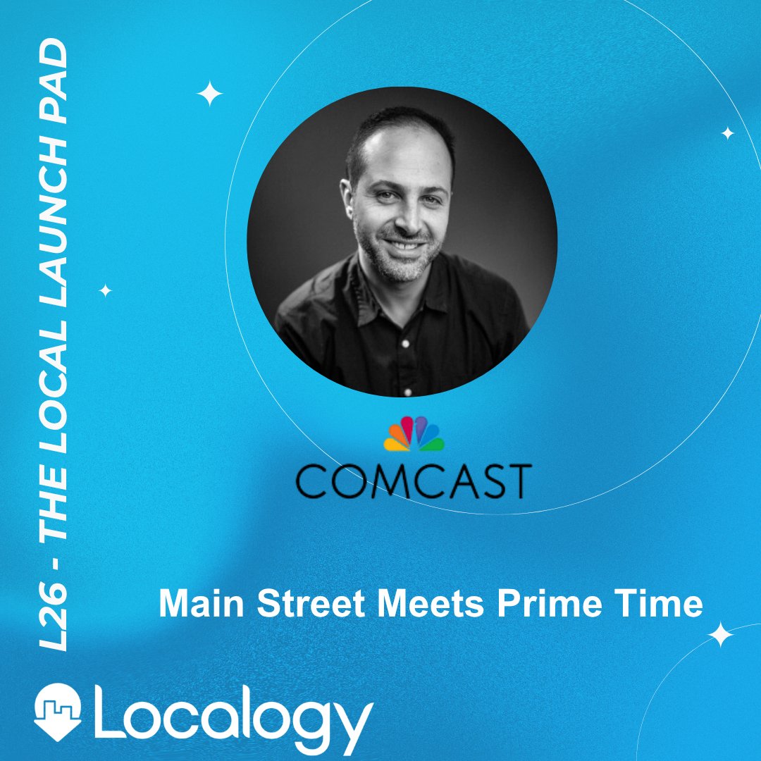 think_localogy's tweet image. Live at Localogy L26: Greg Lieber from #Comcast is taking the stage.

For the first time, Main Street can realistically access the biggest screen in the home.

#Localogy #CTV #AI #SMB #AdTech