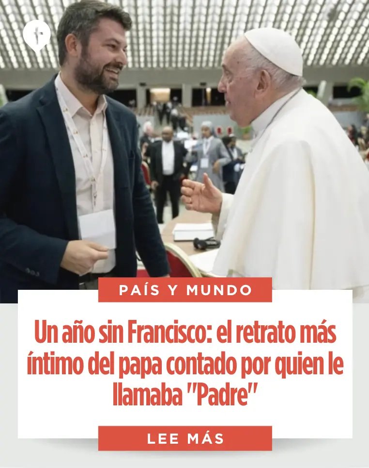 🕊️A un año de su partida, el papa Francisco sigue tocando corazones.

El libro “Padre”, del periodista vaticano Salvatore Cernuzio,  revela su lado más cercano: un pastor que escuchaba, que amaba y hacía sentir a cada persona como única.

Lee más: elpueblocatolico.org/un-año-sin-fra…
