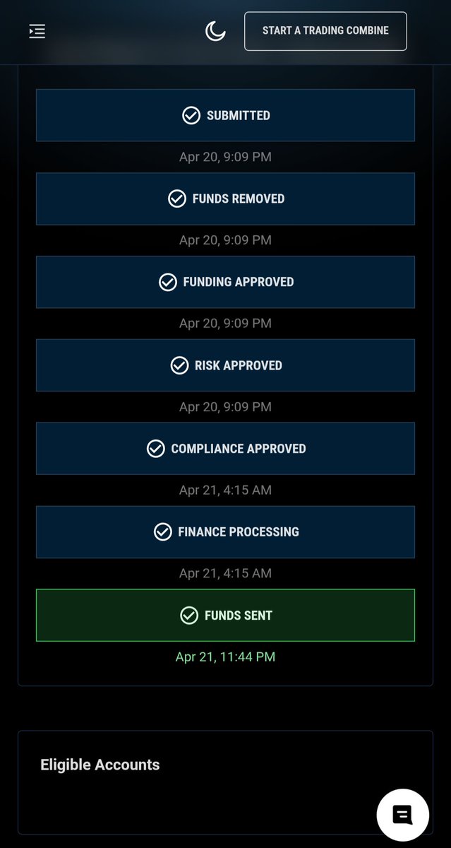 Wangro09's tweet photo. With in 24 hours Wire transfer done.
Thanks @MichaelPatak @Topstep https://t.co/W0cXmJaM2w