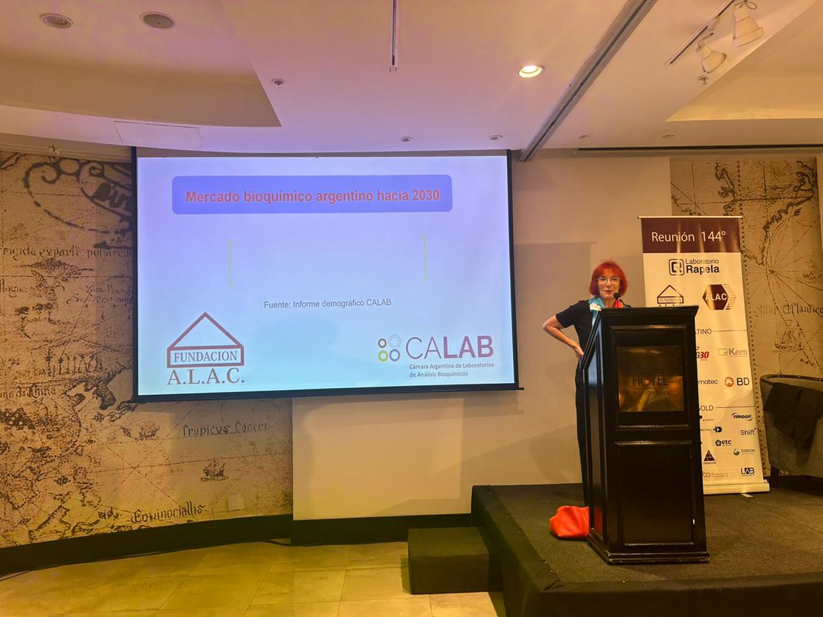 CALABorgar's tweet photo. @AnaGambaccini, gerenta de @CALABorgar, brindó una charla sobre "Demografía y análisis clínicos: el desafío de un país desigual hacia 2030", en el marco de la Reunión 144 de ALAC. 

Más información 👉https://t.co/3uKNdh8Wl0 https://t.co/0XAsAh0kjf