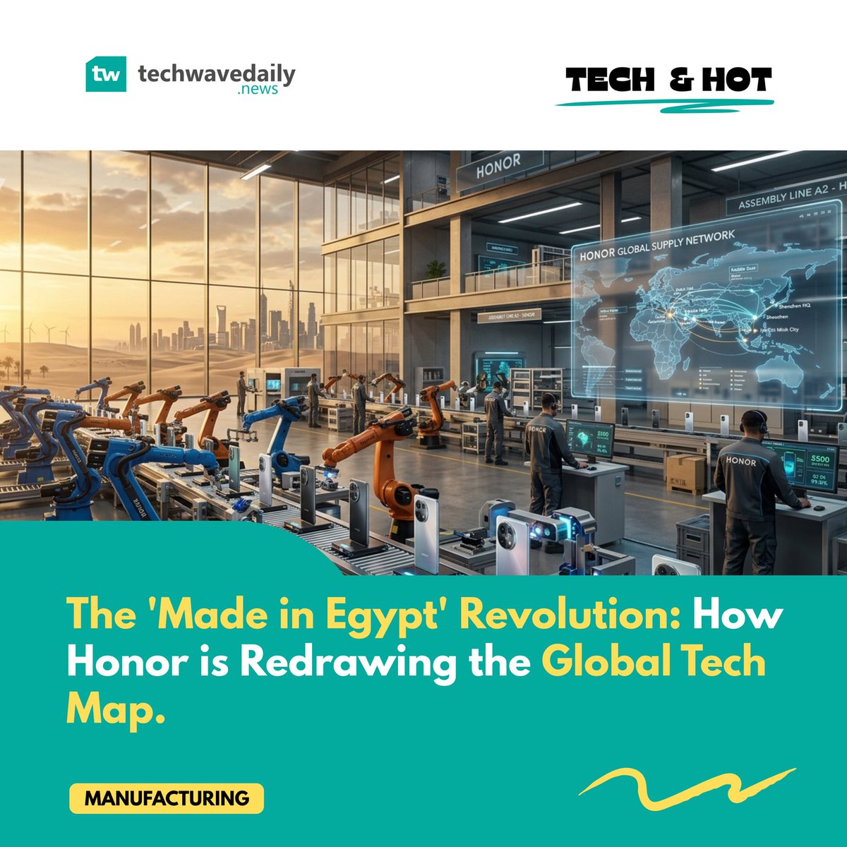 techwavedailyhq's tweet image. A new factory. A new region. A much bigger strategy.

This isn’t just expansion, it’s a signal that the global smartphone production map may be shifting faster than expected.

Here’s what it means 👇🏽
techwavedaily.news/honors-egypt-f…

#TechNews #Smartphones #Manufacturing