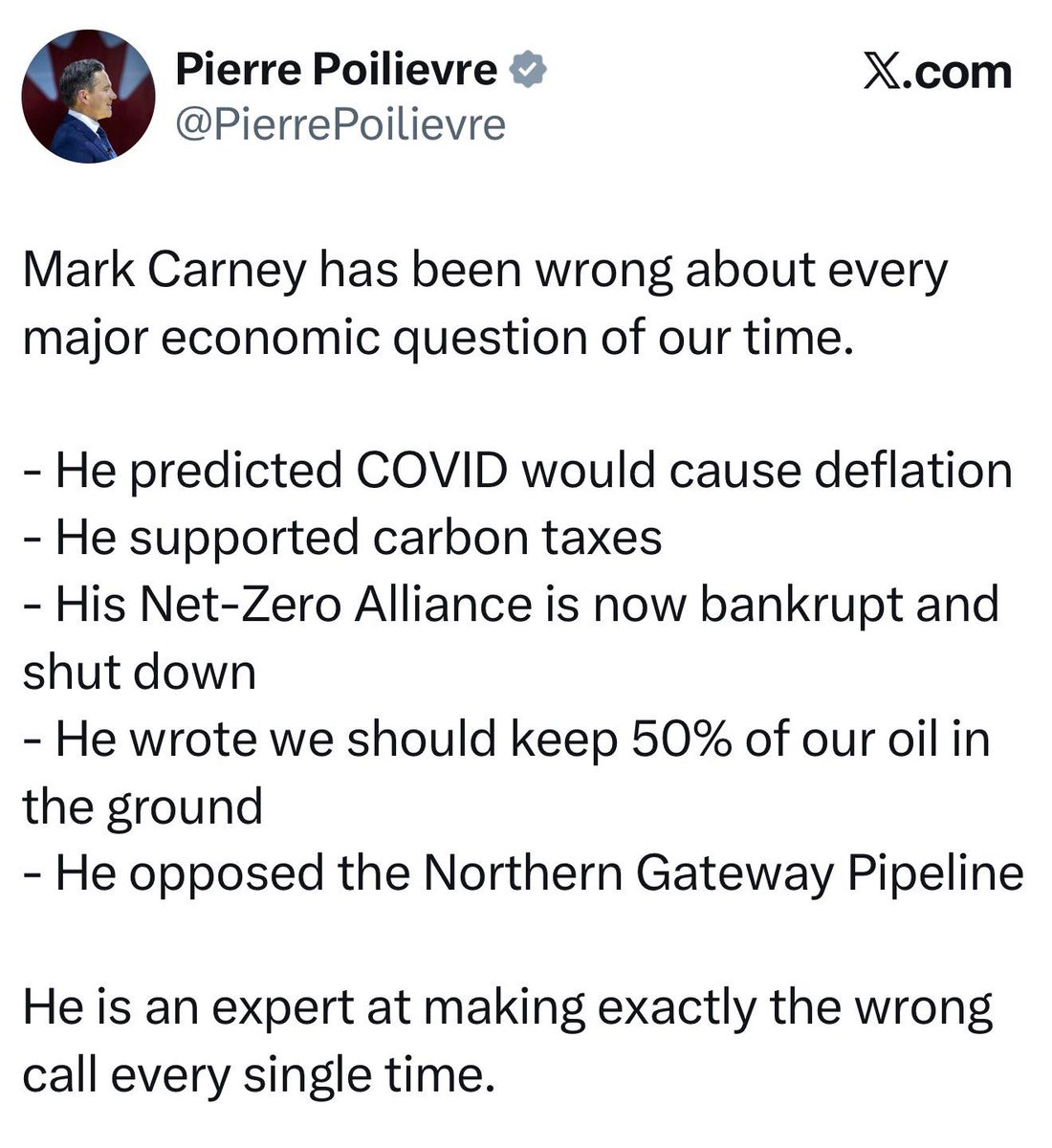 Fact Checked, and as usual, Pierre is 100% correct.

Maybe the Elbozo's need to see this?
Share it with them all, X!
