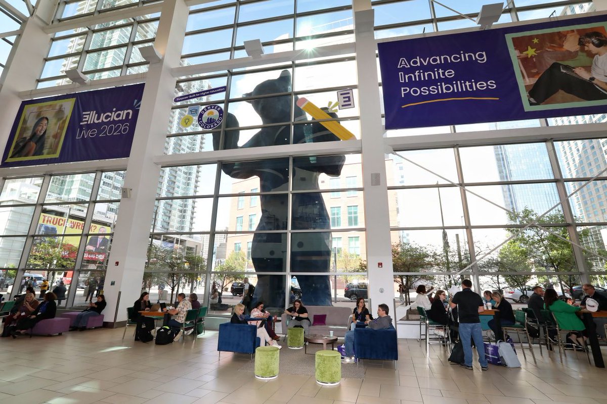 MonicaGomezRdz's tweet image. ✨Closing out another inspiring day at #ELive26 ✨

Thank you for being part of it — we’re excited for what’s ahead tomorrow!

#HigherEd #Innovation #Ellucian my.sociabble.com/mrxyHh5uF1PU