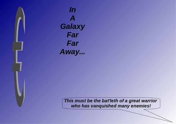 GionNewGion's tweet image. "Bat'leth."
Inspired or subverted by too much #StarTrek or too much #EU. Hard to tell as this point.
#cartoon #Euro #Batleth #Klingons