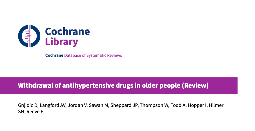 Cochrane Hypertension tweet media