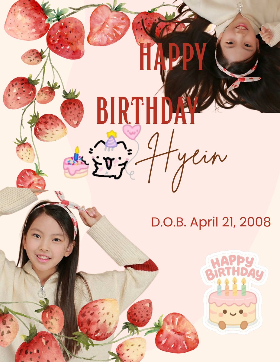 SUPER MAKNAE HYEIN DAY
#내혬박수를믿어_우리혜인이생일
#SUPERCUTE_HYEIN_HBD
#AlwaysWithHyein18th