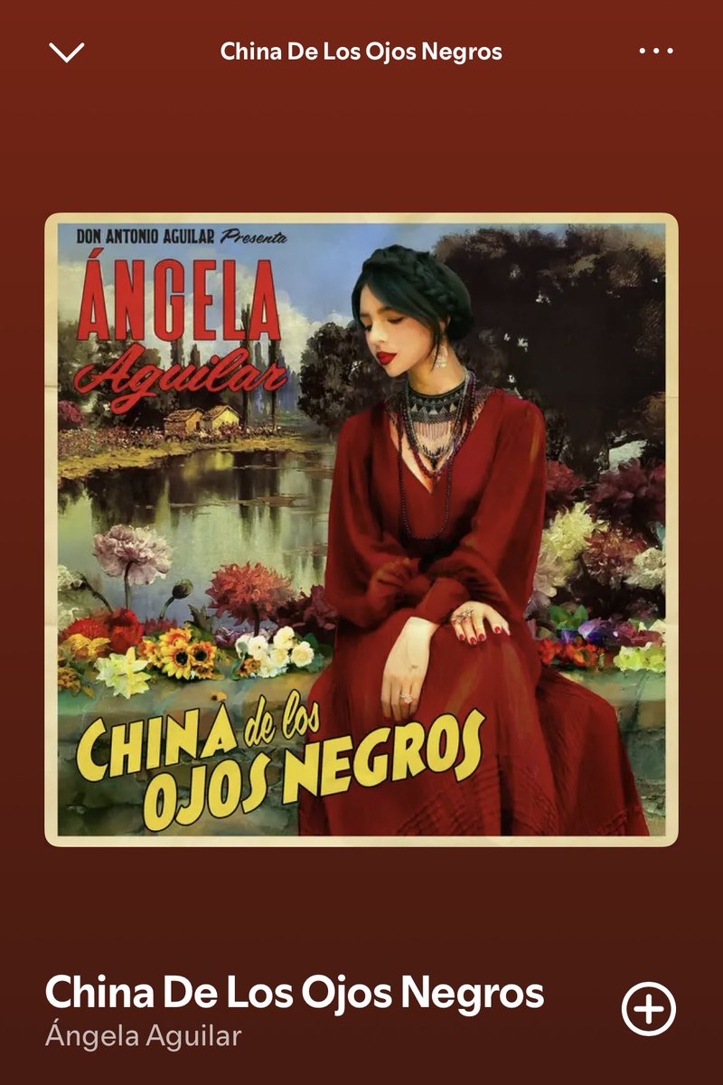 YA DISPONIBLE!!!!!! En Todas Las Plataformas 🌺🎶

CHINA DE LOS OJOS NEGROS
#ÁngelaAguilar
<a href="/AngelaAguilar__/">Ángela Aguilar 🇲🇽</a> ❤️