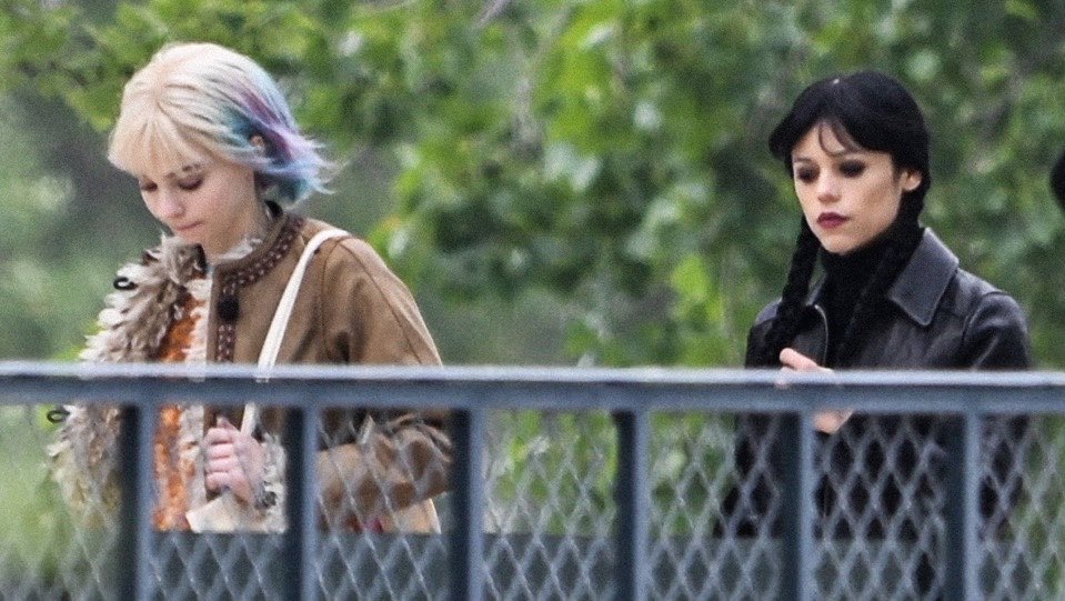 wives on their way to pick up their kid from school