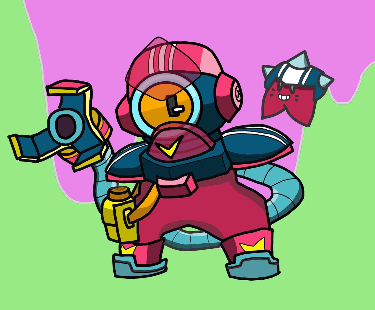 Otis_OtisOtis's tweet image. #Brawlstarsart #Brawlstars #Otis
オーティスのスキンの中で一番好きになった