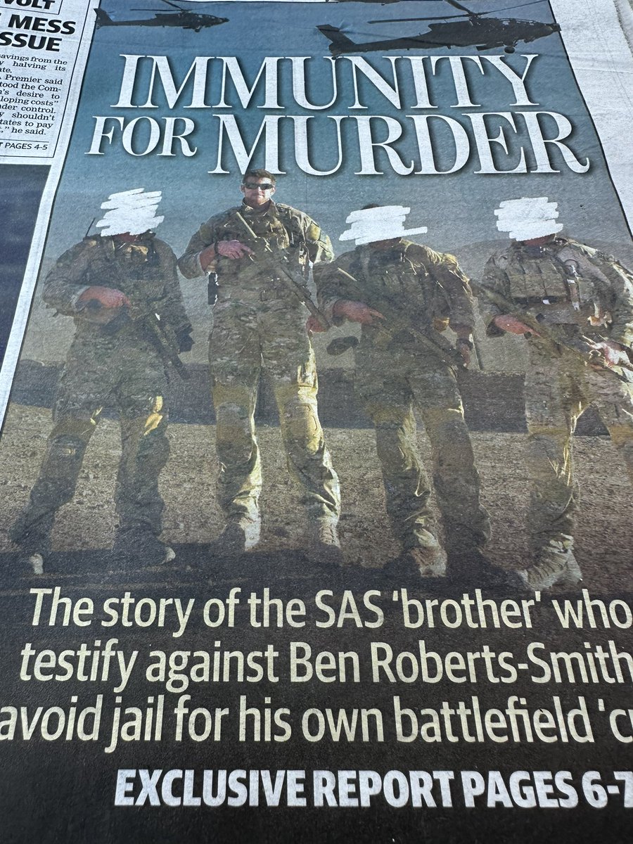 GJ4592206129943's tweet image. It’s a fact of life that criminals get plea deals for testifying against their mates.
The US has been doing it for decades. @westaustralian  #Ch7 @abcnews #ADF #SAS #perthnews #BRS