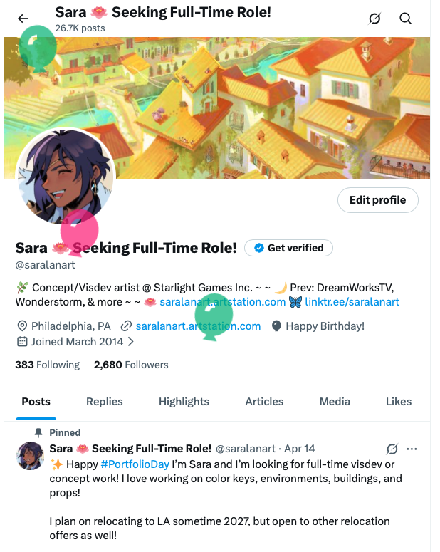 Sara 🪷 Seeking Full-Time Role! tweet media